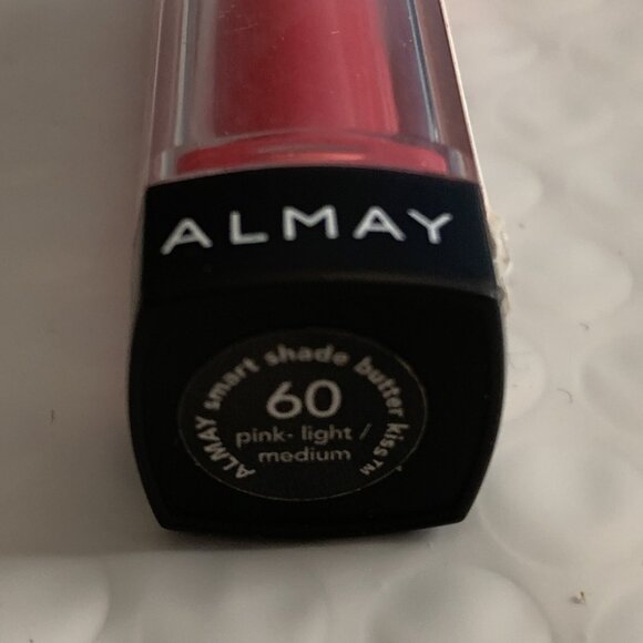 Almay Smart Shade Butter Kiss Lipstick #60 Pink Light/Medium NEW Sealed - Picture 1 of 6